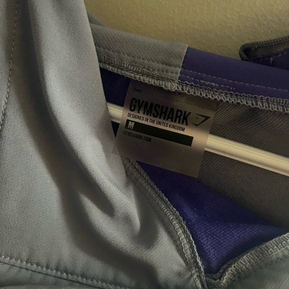 Gray and Purple Hooded Jacket - Picture 4 of 4